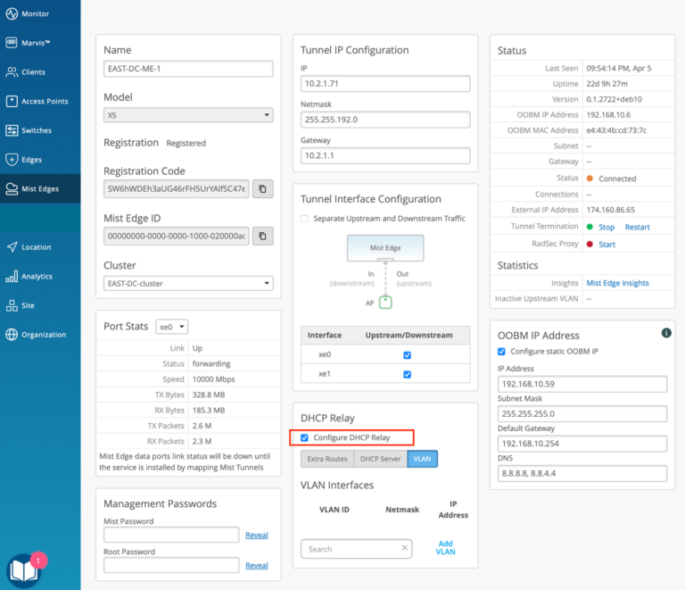 DHCP Relay Configuration Guide - Mist